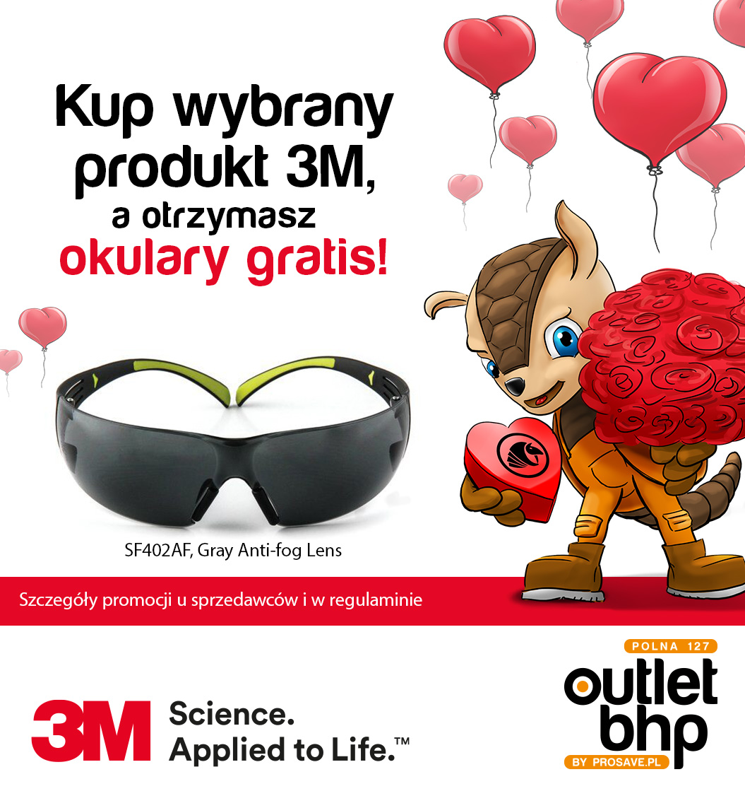Walentynki - kup wybrany produkt marki 3M, a otrzymasz okulary gratis